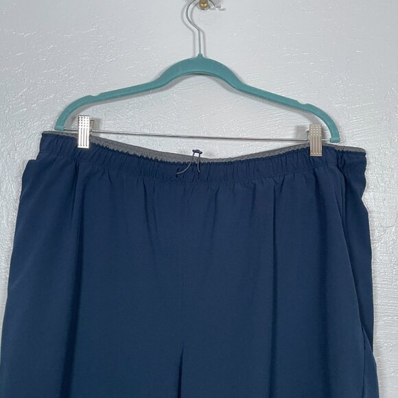 Columbia Men XXL Navy Blue Alpine Chill Zero Shorts Lined Pockets Drawstring - Picture 3 of 8